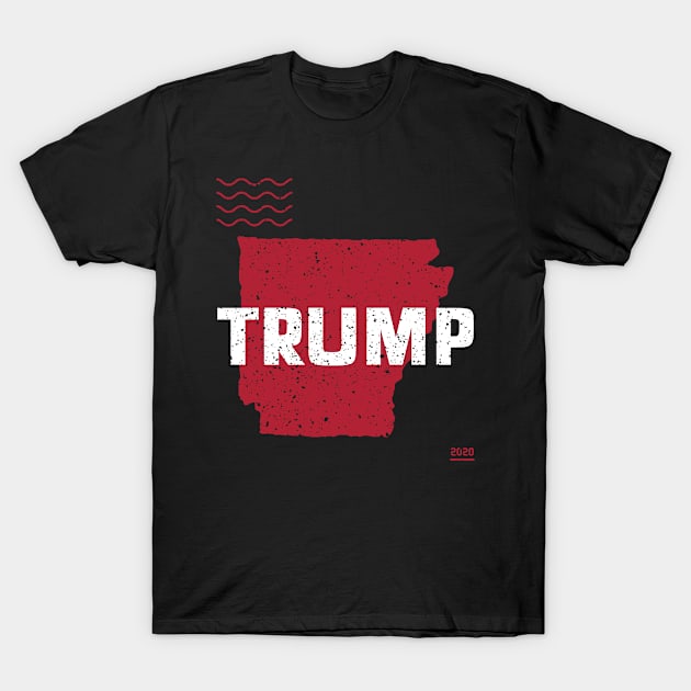 Trump Arkansas 2020 - Red Wave, Red State T-Shirt by Family Heritage Gifts